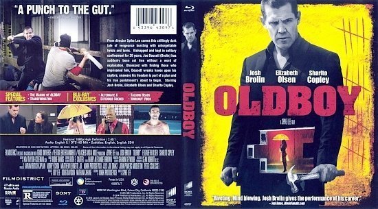 dvd cover Oldboy Scanned Bluray