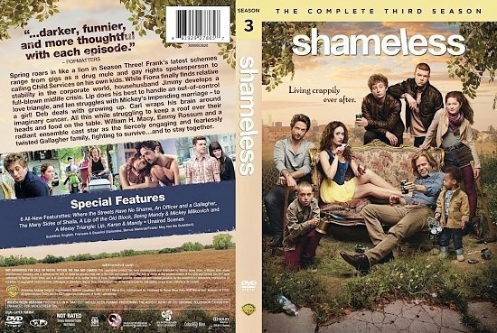 dvd cover Shameless Season 3