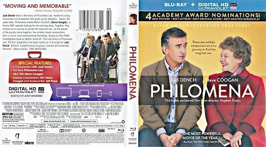 dvd cover Philomena Scanned Bluray