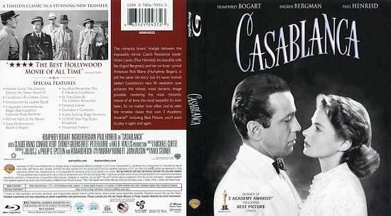dvd cover Casablanca BR1