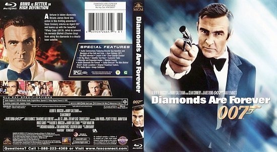 dvd cover Diamonds Are Forever BR