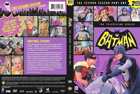 dvd cover Batman Season 2 Part 1