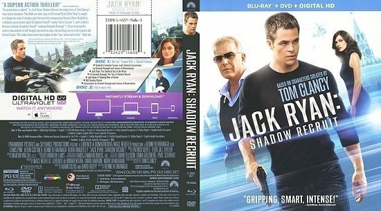 dvd cover Jack Ryan Shadow Recruit