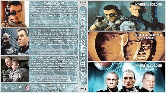 dvd cover Universal Soldier Trilogy