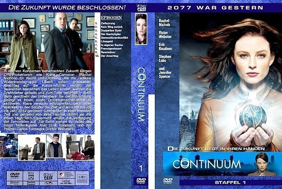 dvd cover Continuum - Staffel 1 german custom