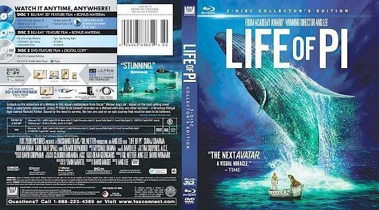 dvd cover Life of Pi