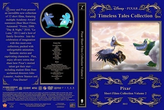 dvd cover Pixar Short Films Collection