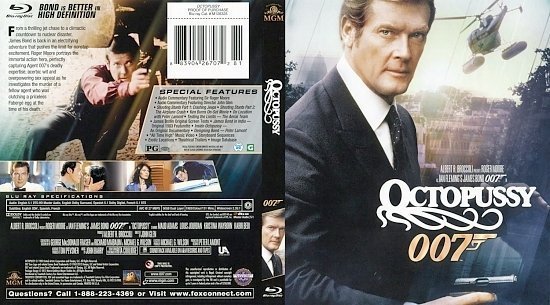 dvd cover Octopussy BR