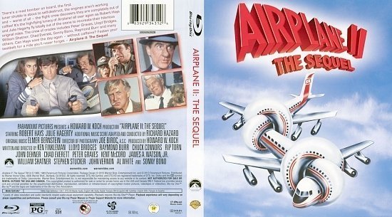 dvd cover Airplane II BR