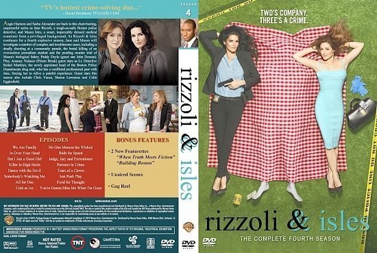 dvd cover Rizzoli & Isles Season 4