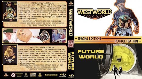 dvd cover Westworld / Futureworld Double