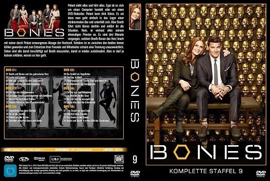dvd cover Bones - Staffel 9 german custom