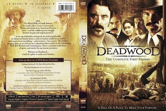 dvd cover Deadwood Season 1