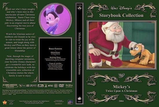 dvd cover Mickey's Twice Upon A Christmas