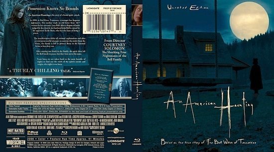 dvd cover An Americian Haunting