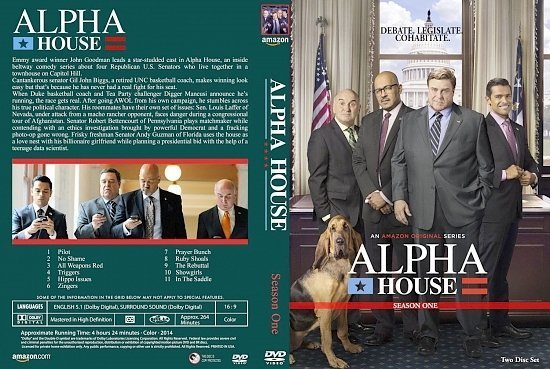 dvd cover alpha house s1 front