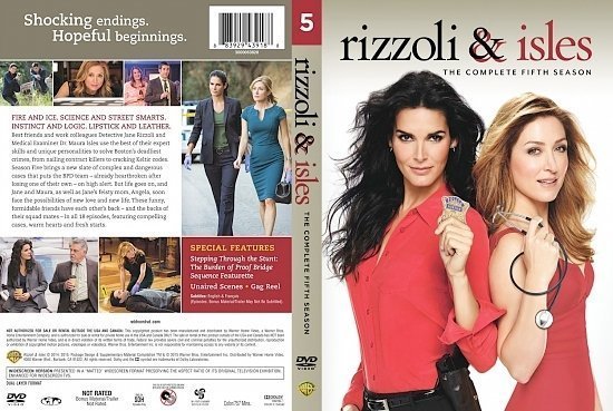 dvd cover Rizzoli Isles Season 5