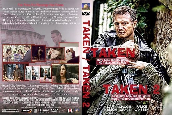 dvd cover Taken Taken 2 Double Feature