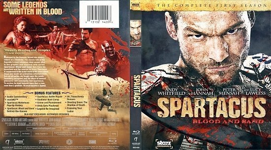 dvd cover Spartacus Blood And Sand Season 1 Blu ray