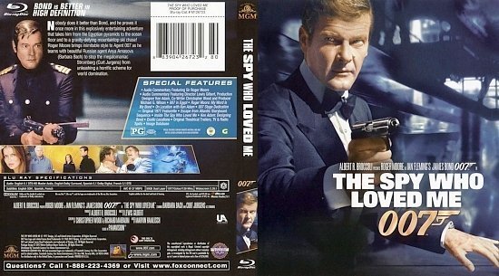 dvd cover The Spy Who Loved Me BR