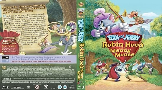 dvd cover Tom And Jerry Robin Hood And His Merry Mouse