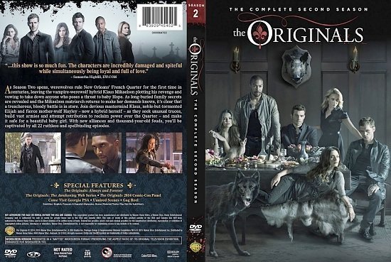 dvd cover The Originals Season 2