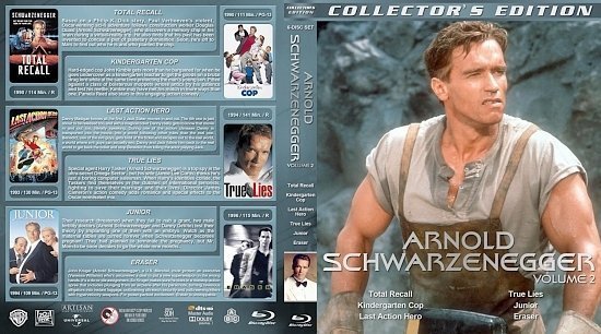 dvd cover Arnold Schwarzenegger Collection Volume 2