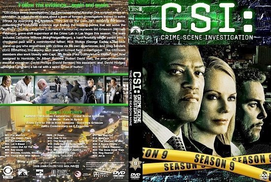dvd cover CSI st S9