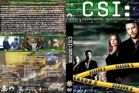 dvd cover CSI st S5