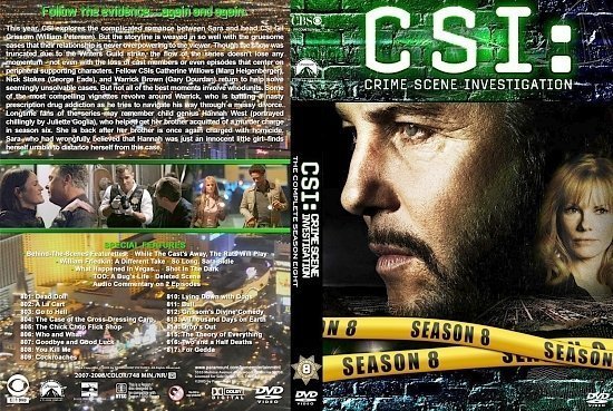 dvd cover CSI st S8