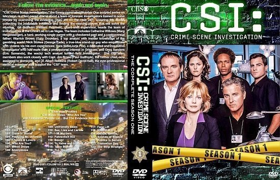 dvd cover CSI lg S1
