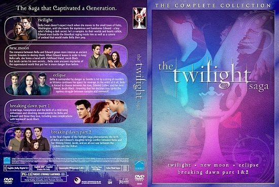 dvd cover The Twilight Saga The Complete Collection