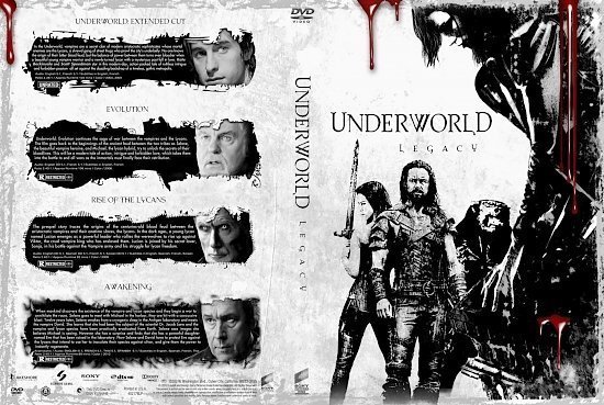 dvd cover Underworld Legacy