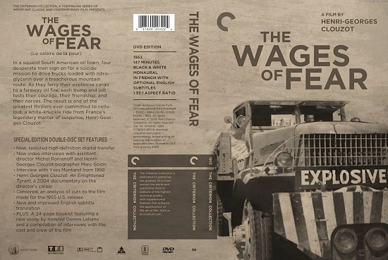 dvd cover The Wages Of Fear