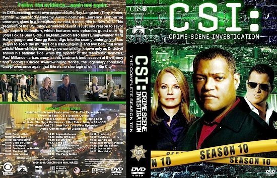 dvd cover CSI lg S10