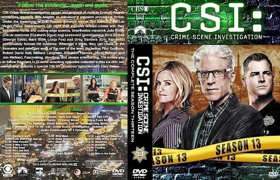 dvd cover CSI lg S13