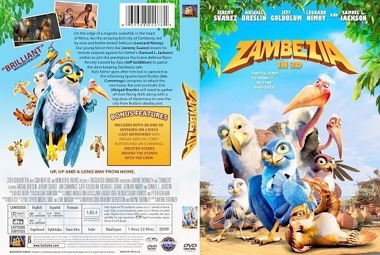 dvd cover Zambezia