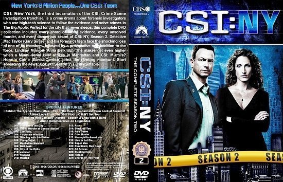 dvd cover CSI NY lg S2