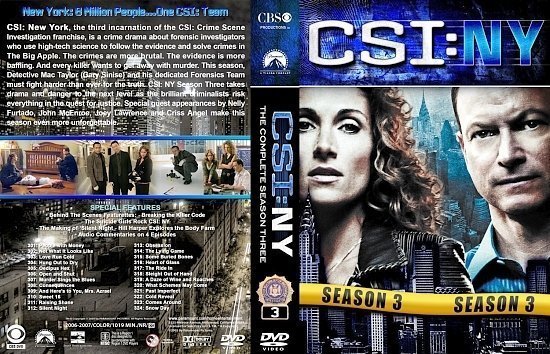 dvd cover CSI NY lg S3
