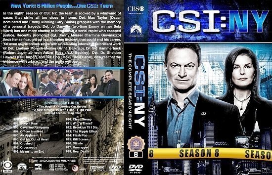 dvd cover CSI NY lg S8