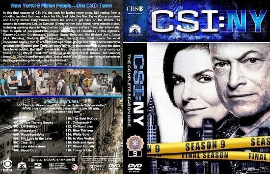 dvd cover CSI NY lg S9