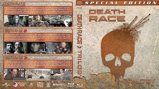 dvd cover Death Race Trilogy version 2