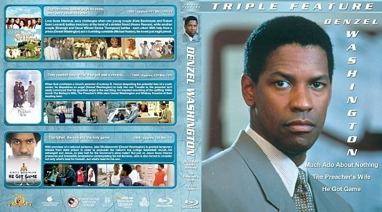 dvd cover Denzel Washington Triple Feature