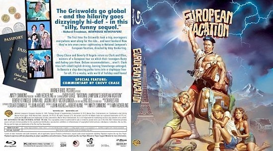 dvd cover National Lampoon's European Vacation