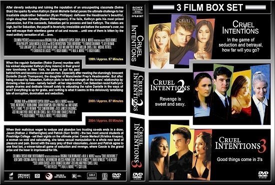 dvd cover Cruel Intentions Trilogy