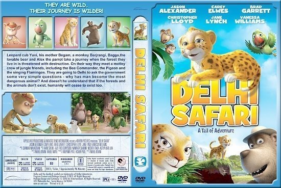 dvd cover Delhi Safari