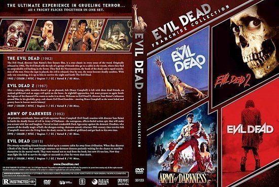dvd cover Evil Dead The Franchise Collection