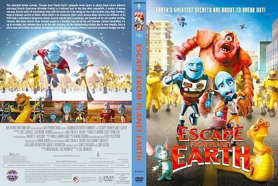 dvd cover Escape From Planet Earth