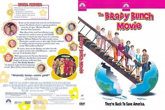 dvd cover The Brady Bunch Movie