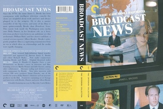 dvd cover Broadcast News